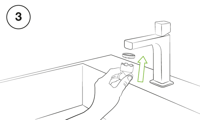 3. Sistemazione aeratore