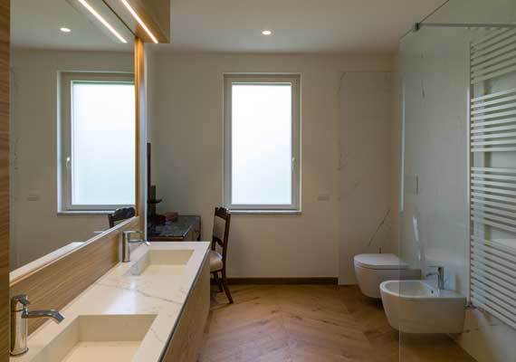 La sala da bagno
