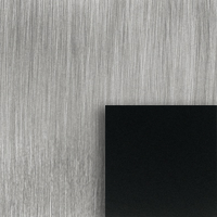 50.28 Stainless Steel + Deep Nocturne Corian®